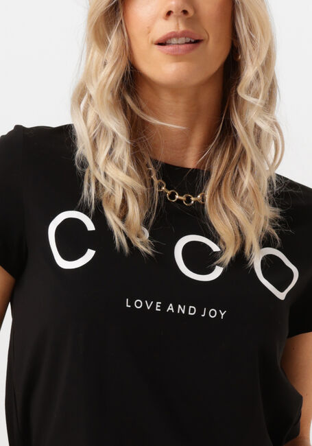 Zwarte CO'COUTURE T-shirt COCO SIGNATURE TEE - large