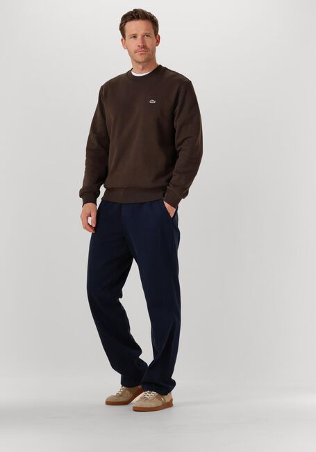 Bruine LACOSTE Sweater CLASSIC FIT BRUSHED FLEECE SWEATSHIRT - large