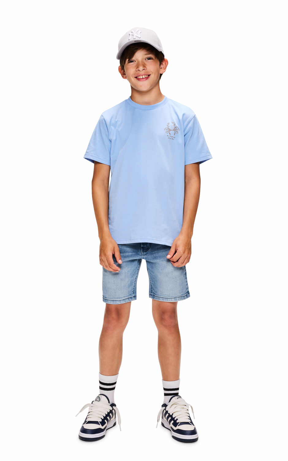 Grijze RETOUR T-shirt DAMON - large