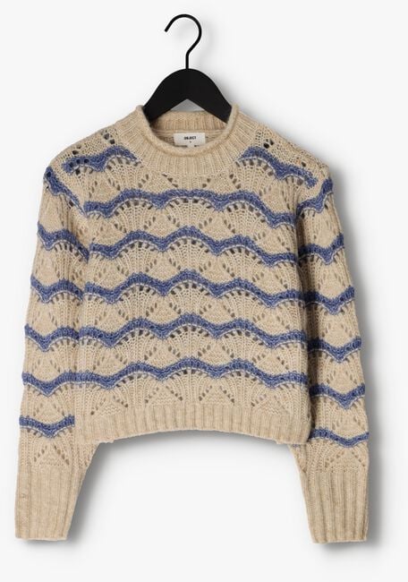 Grijze OBJECT Trui OPHELIA L/S KNIT PULLOVER Grijze OBJECT Trui OPHELIA L/S KNIT PULLOVER