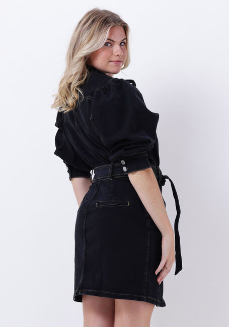 Zwarte FREEBIRD Mini jurk EVONY DRESS DENIM - large