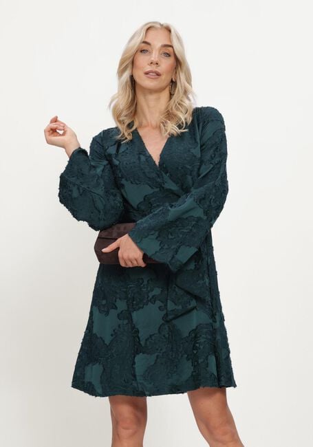 Donkergroene FREEBIRD Mini jurk DANINA - large