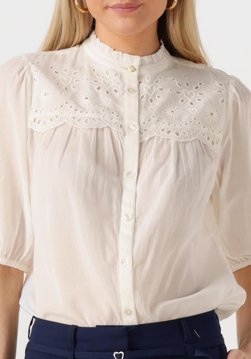 FABIENNE CHAPOT Dames Blouses Thirsa Blouse Gebroken Wit