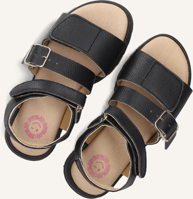 Zwarte DEVELAB Platte sandalen 44718 Zwarte DEVELAB Platte sandalen 44718 - large