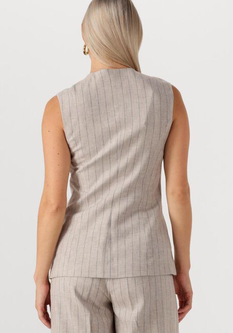 Beige SELECTED FEMME Gilet SLFVILKA SUN LONG VEST - large