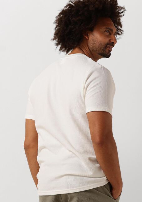 Gebroken wit SELECTED HOMME T-shirt SLHMAURICE STRUCTURE SS O-NECK - large