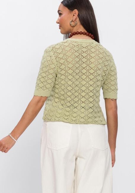 Groene SELECTED WOMEN Vest SLFSOFIA 2/4 KNIT CARDIGAN - large