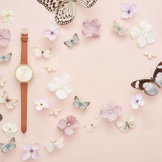 Bruine OLIVIA BURTON  BIG DIAL - large