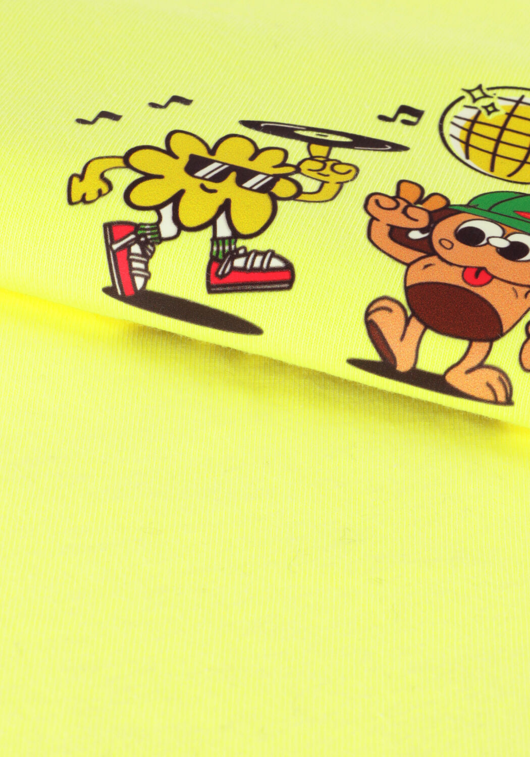 Gele AMERICAN VINTAGE T-shirt FIZVALLEY - large