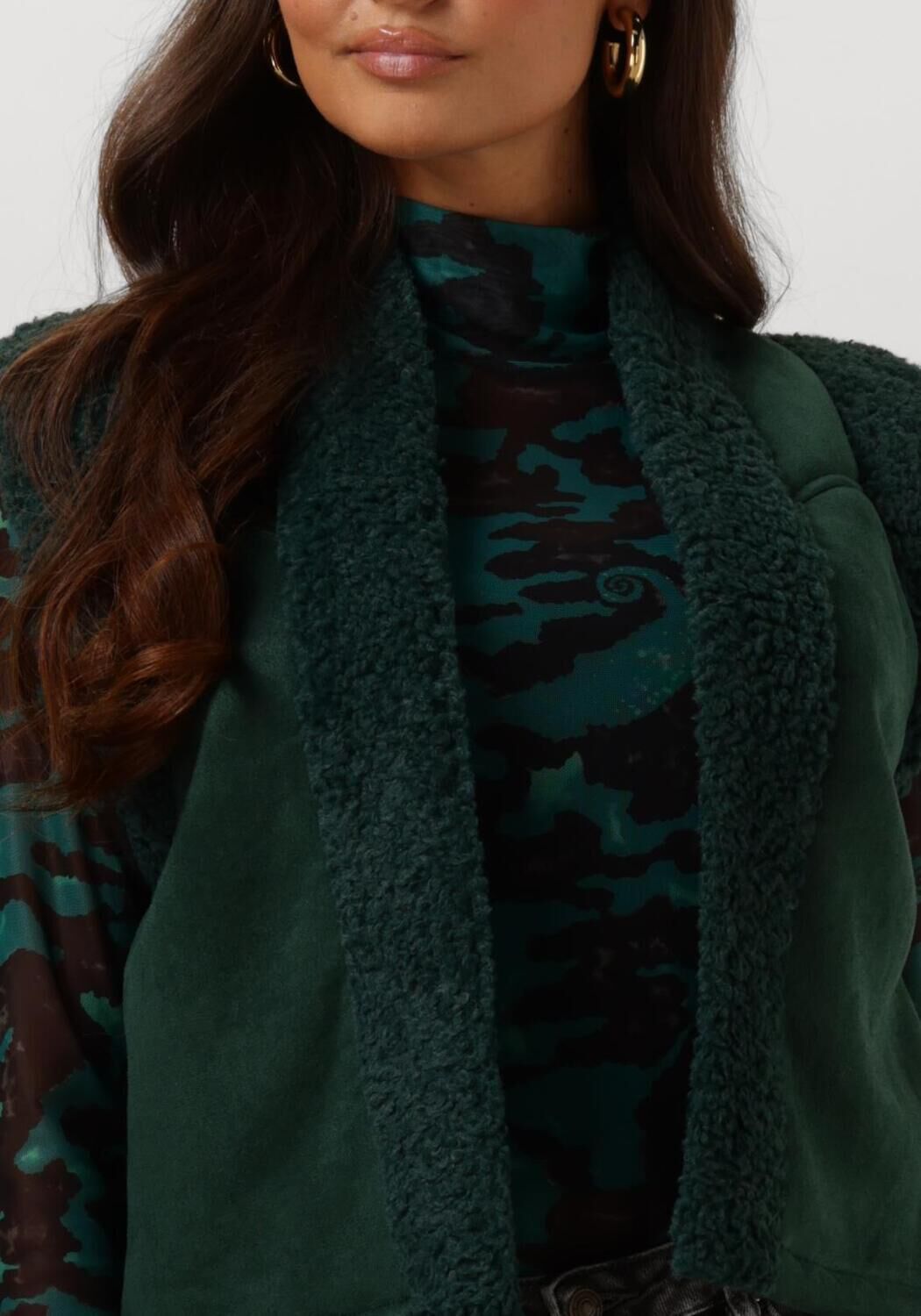 POM AMSTERDAM Dames Blazers Lammy Teal Green Groen