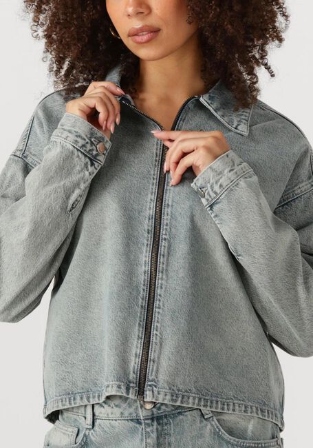 Grijze MY ESSENTIAL WARDROBE Spijkerjas MWMALEA 174 BOXY JACKET - large