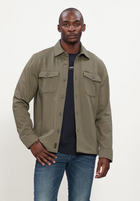 Khaki PME LEGEND Casual overhemd LONG SLEEVE SHIRT COMFORT HEAVY TWILL - large