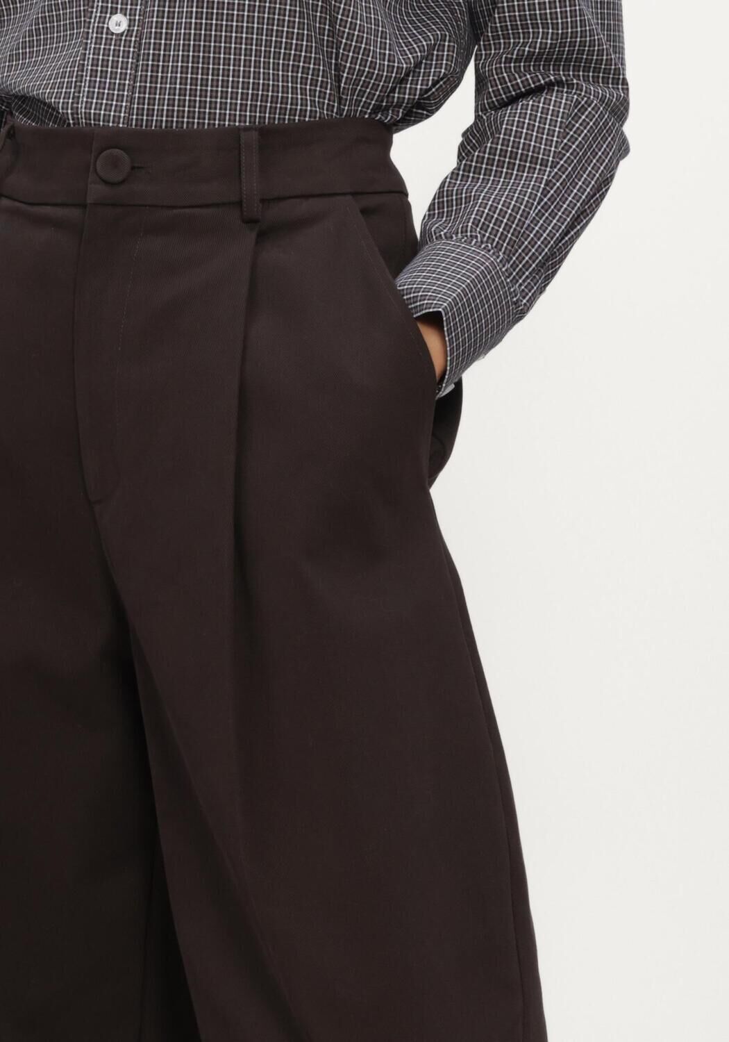 Bruine JANICE Broeken BARREL BALTI - large