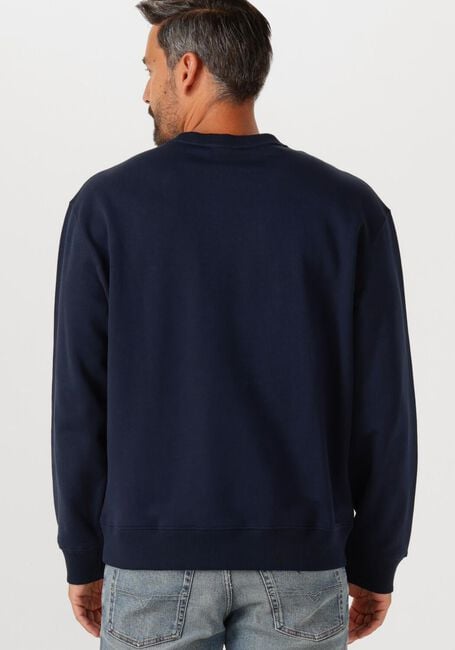 Donkerblauwe CALVIN KLEIN Sweater LS EU 350TERRY MONOGRAM CN SWEAT - large