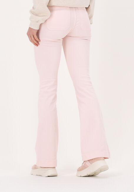 Roze BY-BAR Flared broek LEILA TWILL PANT - large