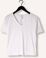 Witte OBJECT T-shirt OBJANNIE RE S/S V-NECK TOP Witte OBJECT T-shirt OBJANNIE RE S/S V-NECK TOP - medium