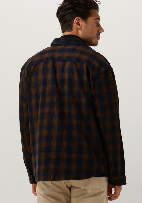 Bruine SELECTED HOMME Overshirt SLHLOOSEMASON-FLANNEL OVERSHIRT W NOOS - large