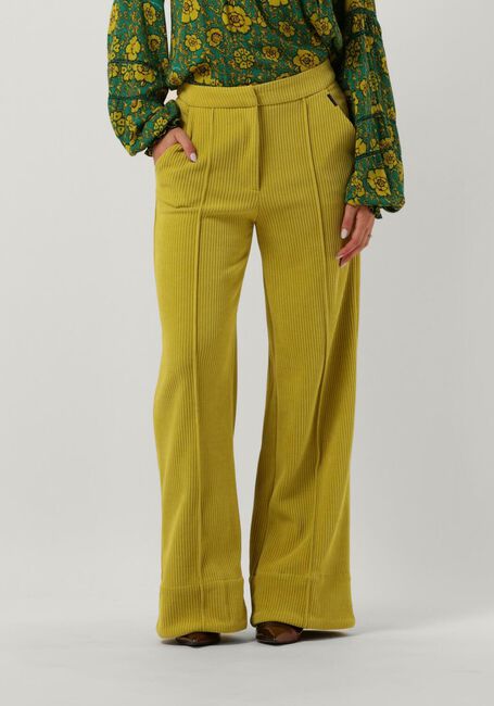 Groene HARPER & YVE Wijde broek HOLLY-PA - large