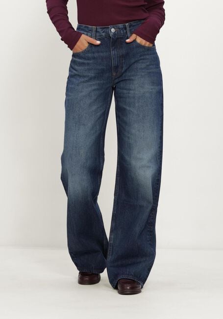 Blauwe TOMMY JEANS Wide jeans MIA MID RELAXED STRAIGHT DJ5051 - large