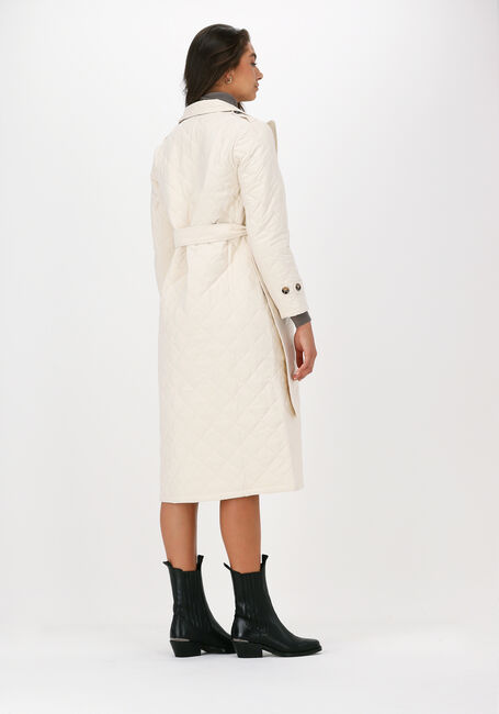 Gebroken wit YDENCE Gewatteerde jas COAT FLORA - large