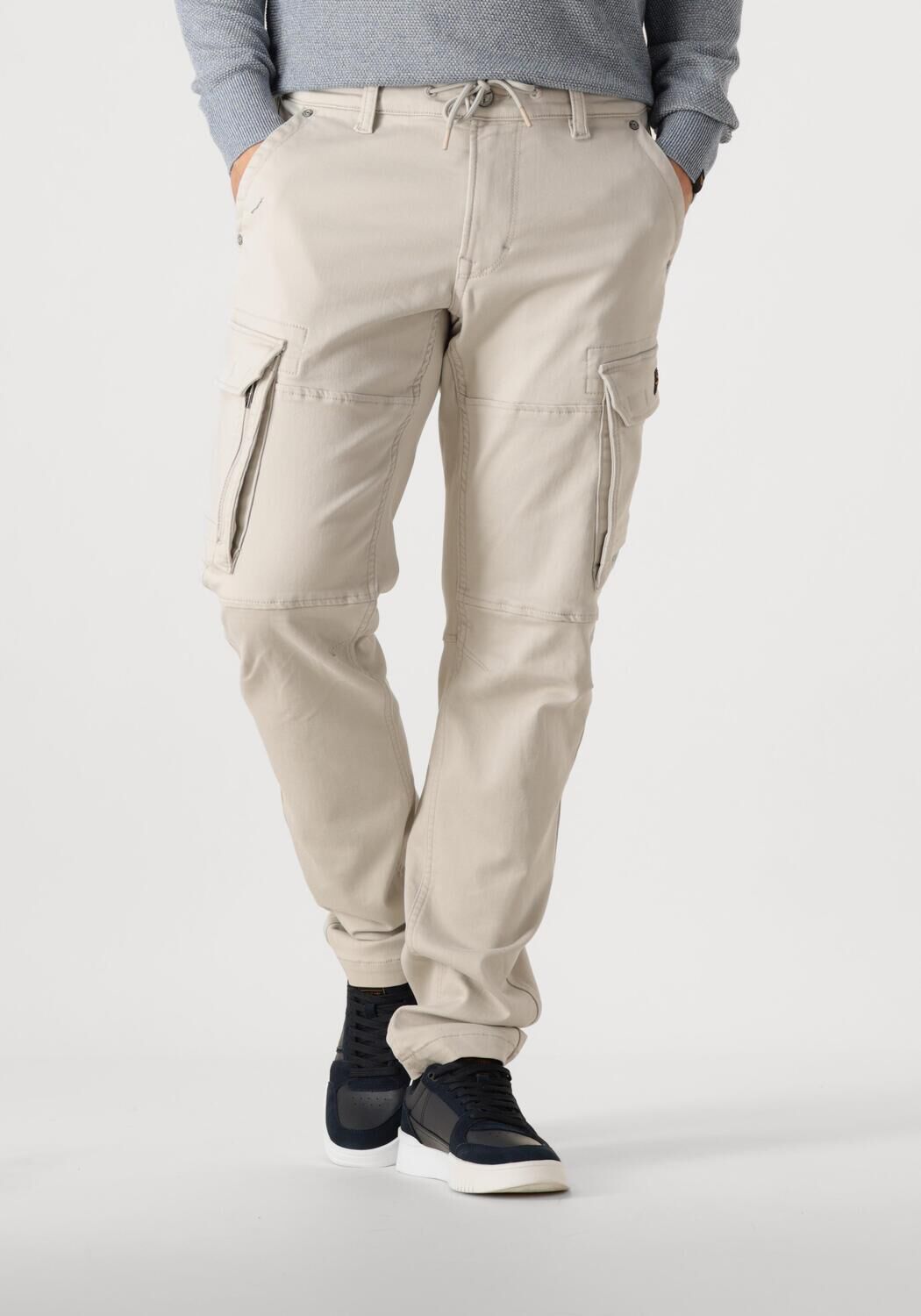PME LEGEND Heren Broeken Expedizor Cargo Colored Sweat Beige