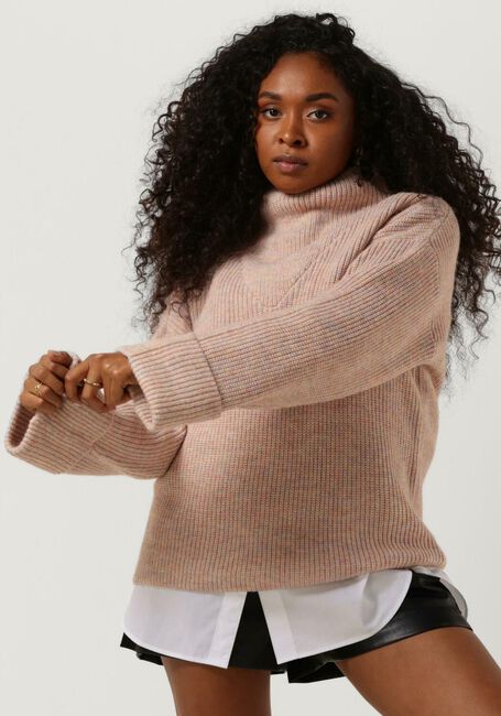 Roze NOTES DU NORD Trui EVEN SWEATER - large