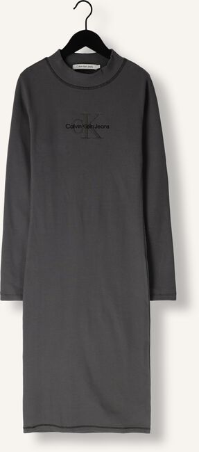 Zwarte CALVIN KLEIN Midi jurk HERO MONOLOG RIB LS DRESS Zwarte CALVIN KLEIN Midi jurk HERO MONOLOG RIB LS DRESS - large