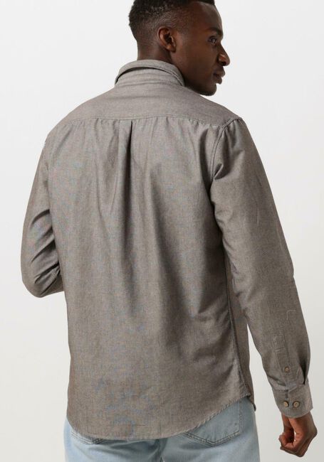 Bruine ANERKJENDT Casual overhemd AKLOUIS L/S LINEN SHIRT - large