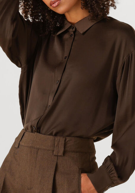 Bruine MSCH COPENHAGEN Blouses MSCHSANDELINE MALUCA SHIRT - large