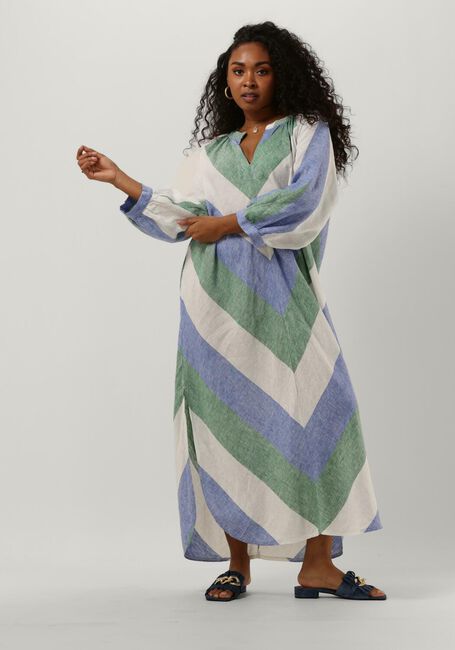 Blauwe GREEK ARCHAIC KORI Maxi jurk 230151 - large