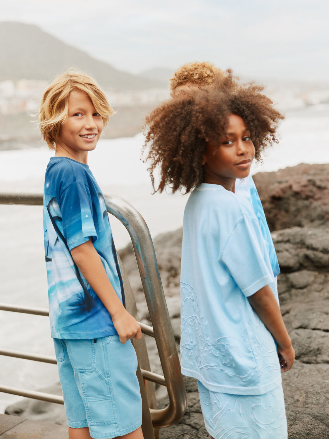 Blauwe MOLO Polo RODNEY - large