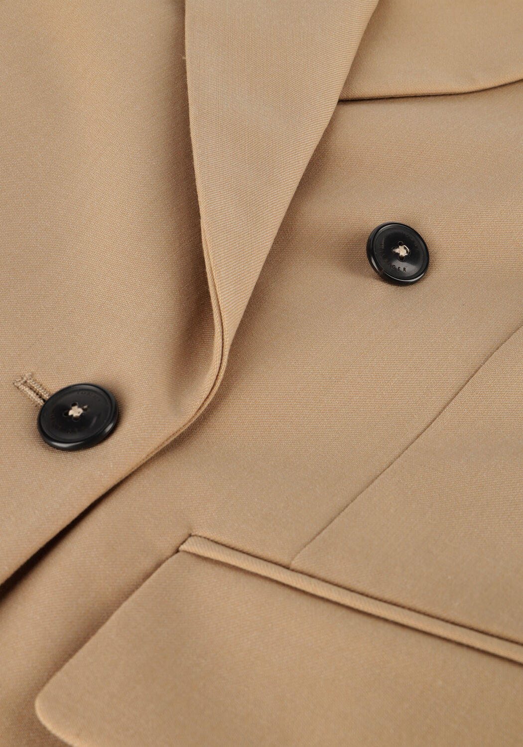 Beige TOMMY HILFIGER Blazer WO BLND RELAXED DB BLAZER - large