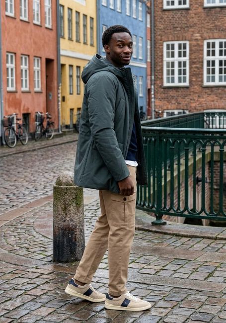 Donkergroene ELVINE Parka's LUCIUS - large