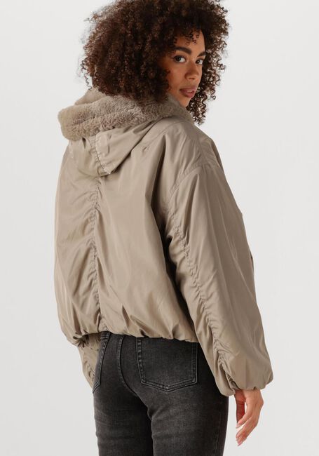 Bruine BEAUMONT Faux fur jas MAX JACKET - large