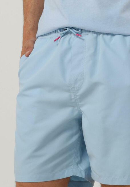 Lichtblauwe SCOTCH & SODA Zwembroeken MID LENGTH - SOLID SWIMSHORT - large