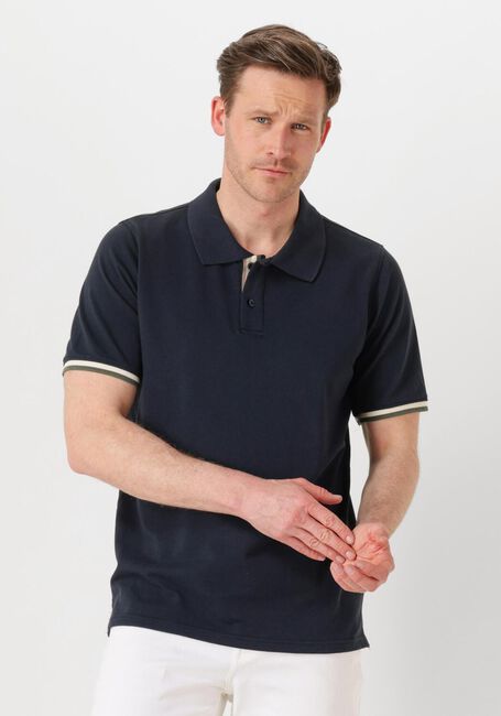 Donkerblauwe MATINIQUE Polo MASCOUT POLO STRIPE - large