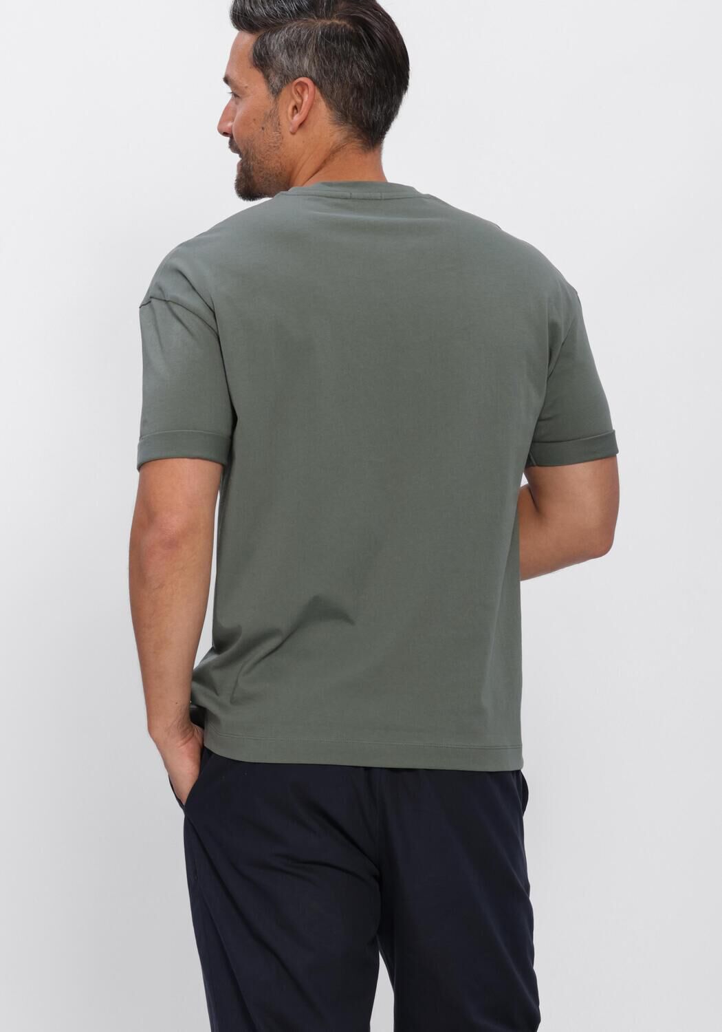 Groene DRYKORN T-shirt THILO 520198 - large
