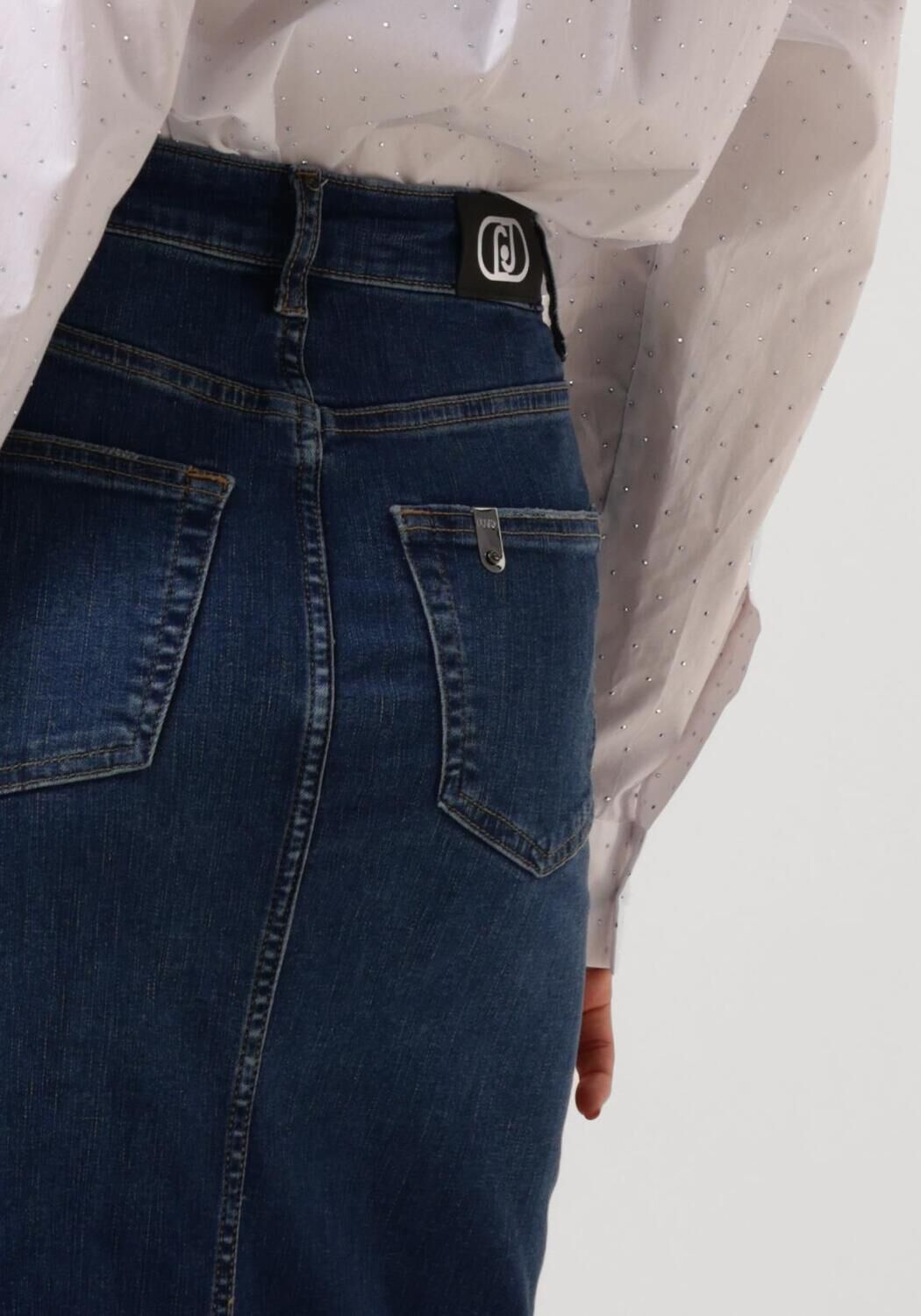 LIU JO Dames Rokken Gonna Lunga Denim Donkerblauw