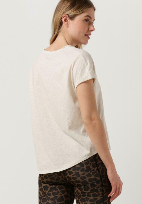 Ecru 10DAYS T-shirt MEDAL TEE SLUB - large