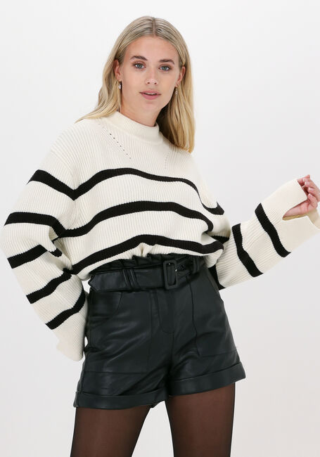 Gebroken wit NEO NOIR Trui FRANI STRIPE KNIT BLOUSE - large