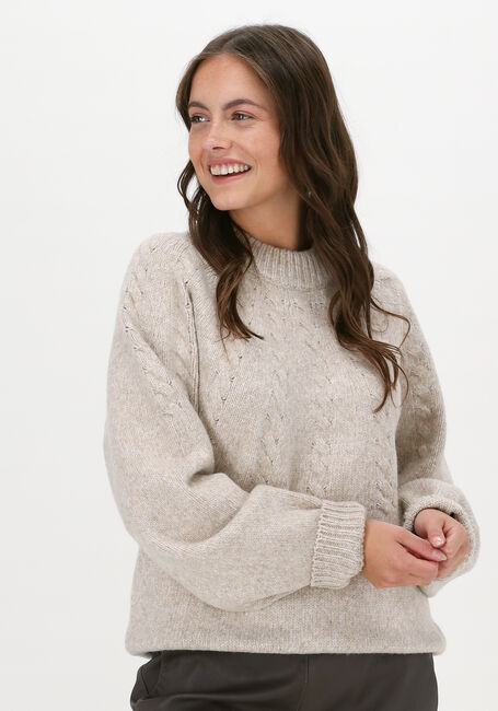 Beige ENVII Trui ENVALENTIN LS KNIT 5255 - large