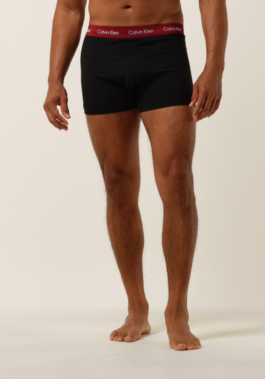 Zwarte CALVIN KLEIN UNDERWEAR Boxershorts 3-PACK TRUNKS - medium