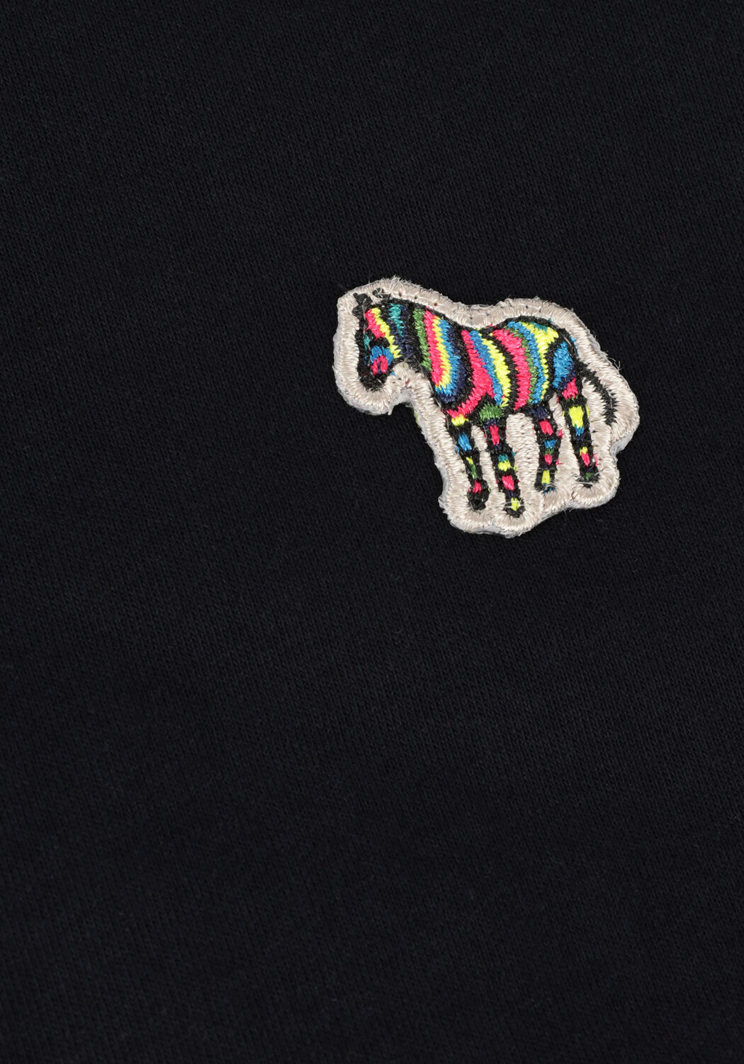 Donkerblauwe PS PAUL SMITH T-shirt MENS SLIM FIT SS TSHIRT ZEBRA - large