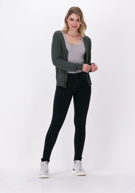 Groene SIMPLE Vest KNITTED SWEATER CARICE KNIT - large