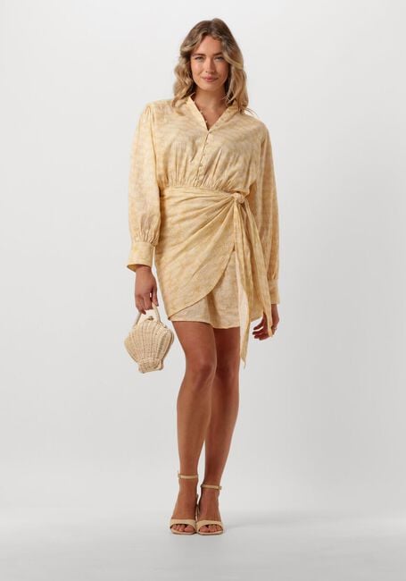 Beige OMODA ATELIER Mini jurk X KAE - large