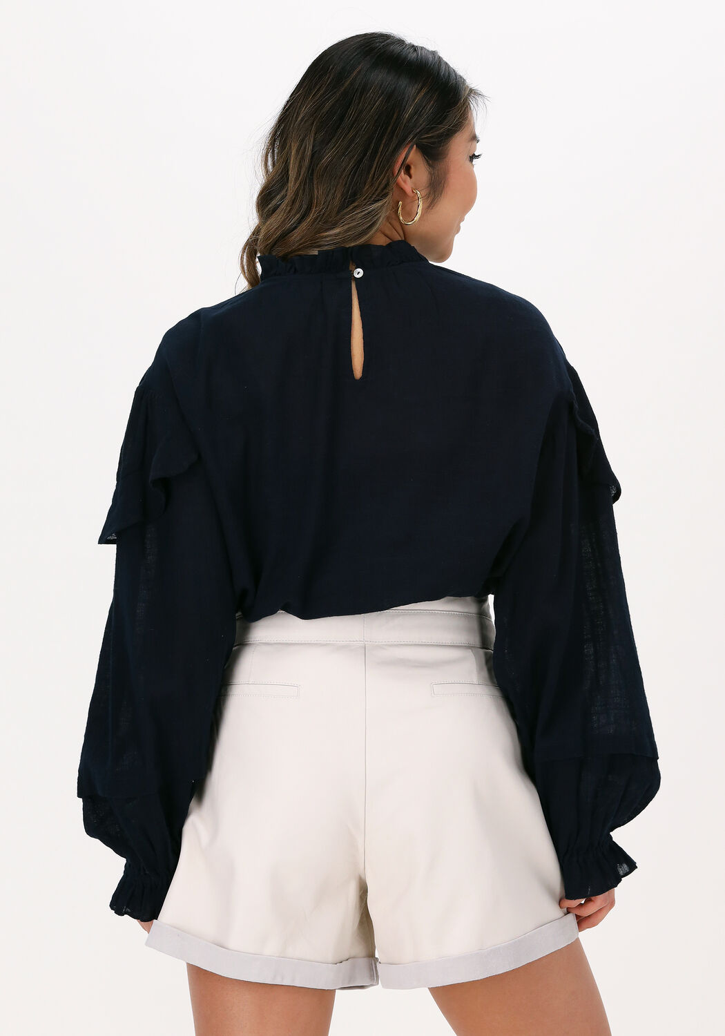 Donkerblauwe IBANA Blouses TARAH - large