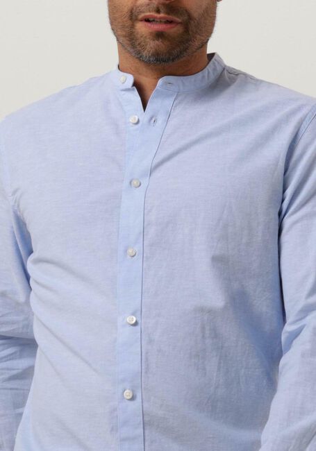 Blauwe SELECTED HOMME Casual overhemd SLHSLIMNEW-LINEN SHIRT LS BAND W - large