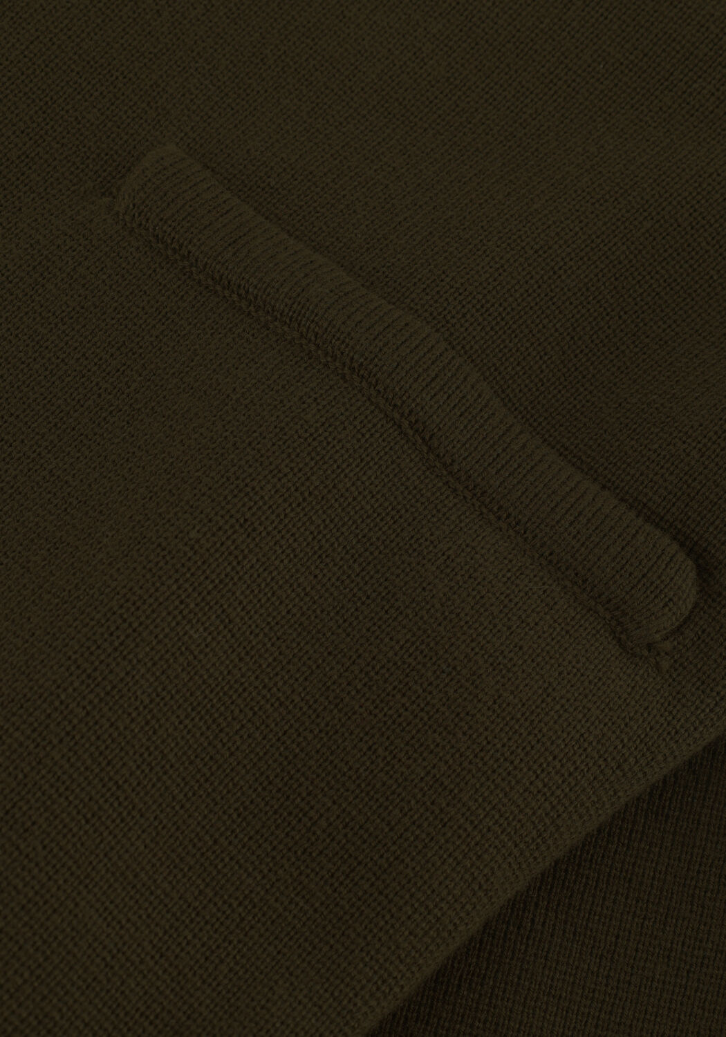 Donkergroene ANOTHER LABEL Pantalon VARIT KNITTED PANTS - large