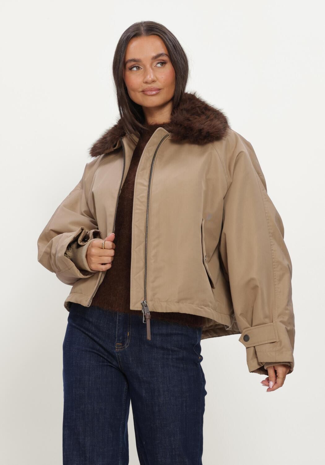 Beige BEAUMONT Jack DINA JACKET - large