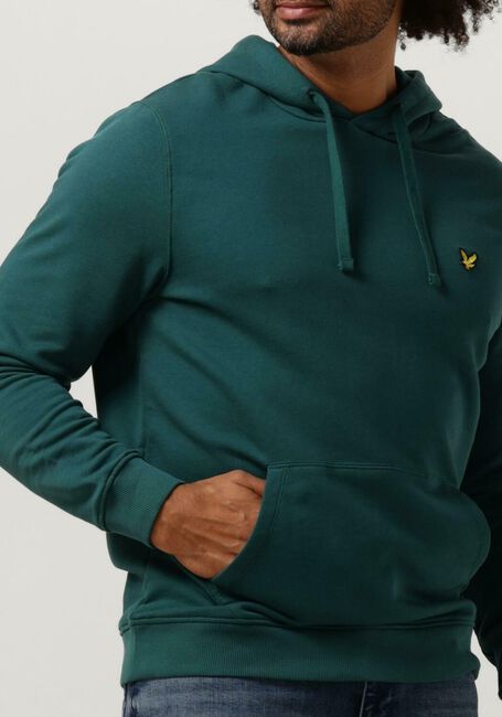 Groene LYLE & SCOTT Truien/vesten PULLOVER HOODIE - large